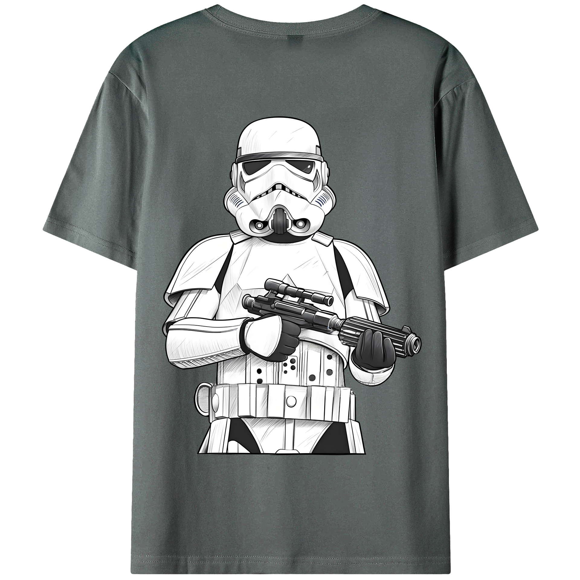 （画像用） スター・ウォーズ Star Wars 綿100％半袖Tシャツ（背面プリント）